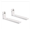 gembird wm u30 01 w universal heavy duty steel wall brackets 30 kg white photo