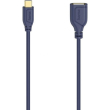 hama 200639 flexi slim usb c otg cable usb 20 480 mbit s blue depths 015 m photo