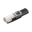 hama 104302 rotate usb flash drive usb 20 64 gb 10 mb s black silver photo