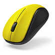 hama 173023 mw 300 v2 optical 3 button wireless mouse quiet usb receiver yellow photo