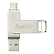 HAMA 182492 C-ROTATE PRO USB STICK, USB-C 3.1/3.0, 256GB, 100MB/S, SILVER