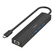 HAMA 200144 USB-C HUB, MULTIPORT, 6 PORTS, 3 X USB-A, USB-C PD, HDMI, LAN/ETHERNET