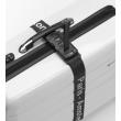 luggage matelock strap with integrated scale black photo