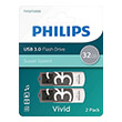 philips usb 30 32gb vivid edition shadow grey 2 pack photo
