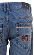 jeans bermoyda pepe jeans regular fit ronald denim mple 104ek 3 4eton extra photo 4