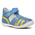 kickers glups 469710 bleu jaune extra photo 1