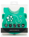 saliara silikonis marcus marcus baby bib elephant prasino extra photo 1