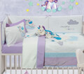 set koyberli maxilarothiki loytrino dream line embroidery das home 6463 krem roz unicorn 110x150cm extra photo 2