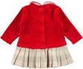 brefiko forema velour ido chenille dress 4v429 00 me pietes kokkino mpez 80 ek 9 12 minon extra photo 1
