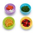 set 4 mpol fagitoy me kapaki 2 koytalia silikonis munchkin love a bowls 4 minon polyxromo extra photo 2