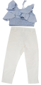 set royxon glous 777 804 crop top panteloni galazio leyko 16 eton extra photo 1