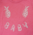 t shirt benetton ca pineapples roz 62 cm 3 6 minon extra photo 1