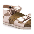 sandalia birkenstock rio 1012520 anoixto roz metallize extra photo 5