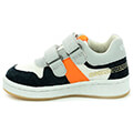 sneakers kickers bisckoto 894702 leyko gkri mple portokali extra photo 1