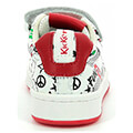 sneakers kickers biskaros 895910 leyko kokkino extra photo 3