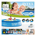 foyskoti pisina eykolis synarmologisis intex easy assembly 220 x 240 x 194cm extra photo 2