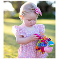 kremasto paixnidi playgro toy box clopette activity rattle pink extra photo 3