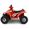 rollplay ilektrokinito atv mini quad 6v red extra photo 1