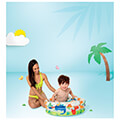 foyskoti pisina intex dino buddies 3 ring kiddie pool extra photo 5