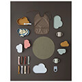 set piato kai mpol silikonis oyoy mini chloe kafe leyko 2tmx extra photo 2