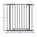 porta asfaleias dreambaby ava charcoal 75 81cm extra photo 1