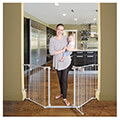porta asfaleias dreambaby newport 3 panel white extra photo 2