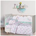 set sentonia koynias das baby fun 4919 menta roz leyko130x170cm 2tmx extra photo 1