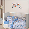 set sentonia koynias das baby fun 4912 gkri galazio 130x170cm 2tmx extra photo 1