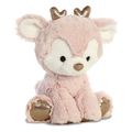loytrino glitzy tots pink reindeer 15cm extra photo 1