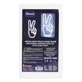 fotistiko neon led mood peace hand leyko 23x4x13cm extra photo 1