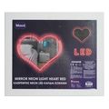 kathreftis neon led mood kardia kokkini 33x28cm extra photo 1