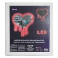kathreftis neon led mood kardia poy lionei kokkini 33x37cm extra photo 1