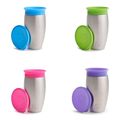 ekpaideytiko potiri munchkin miracle 360 stainless steel cup 296 ml prasino extra photo 3