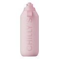 anoxeidoto mpoykali thermos chilly s s2 flip blush pink 500ml extra photo 1