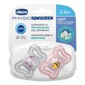 pipila silikonis chicco light physioforma 2 6 minon 2tmx roz extra photo 1