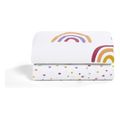 set sentonia snuz gia kalathoyna snuzbaskit 44x80 cm multi rainbow 2tmx extra photo 1