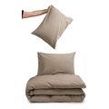 set sentonia king size biokarpet home view greize dk grey xoris lastixo 270x280cm extra photo 2