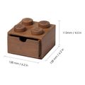 xylino koyti apothikeysis lego tetragono syrtaroto oak dark stained extra photo 1