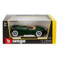 jaguar xk 120 roadster 1951 bburago metalliko antigrafo 1 24 prasino extra photo 5