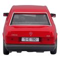 oxima 1987 mercedes benz 190e red bburago metalliko antigrafo 1 24 18 21103 extra photo 4