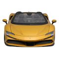 oxhma ferrari sf90 spider gold metalliko antigrafo bburago 1 18 18 16016 extra photo 3
