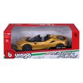 oxhma ferrari sf90 spider gold metalliko antigrafo bburago 1 18 18 16016 extra photo 5