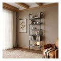 bibliothiki toixoy megapap madison mayro anthraki 60 x 20 x 183 cm extra photo 4