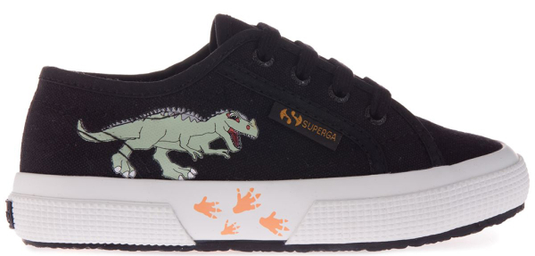 Παπουτσι Superga 2750 Kids Dino S61131w Μαυρο (eu:27) Υποδηση