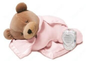 loytrino prince lionheart back to sleep tummy sleep with silkie pale pink photo