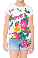 t shirt desigual hawai me sxedia leyko 104ek 3 4 eton photo