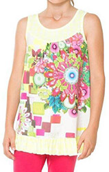 t shirt desigual halifax floral kitrino 104ek 3 4 eton photo