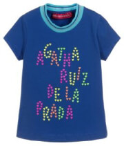 t shirt agatha ruiz de la prada conceptual blue royal mple 128ek 8eton photo