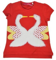 t shirt agatha ruiz de la prada kyknoi kokkino leyko 128ek 8eton photo