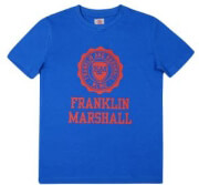 t shirt franklin marshall brand logo fms0060 mple 104ek 3 4 eton photo